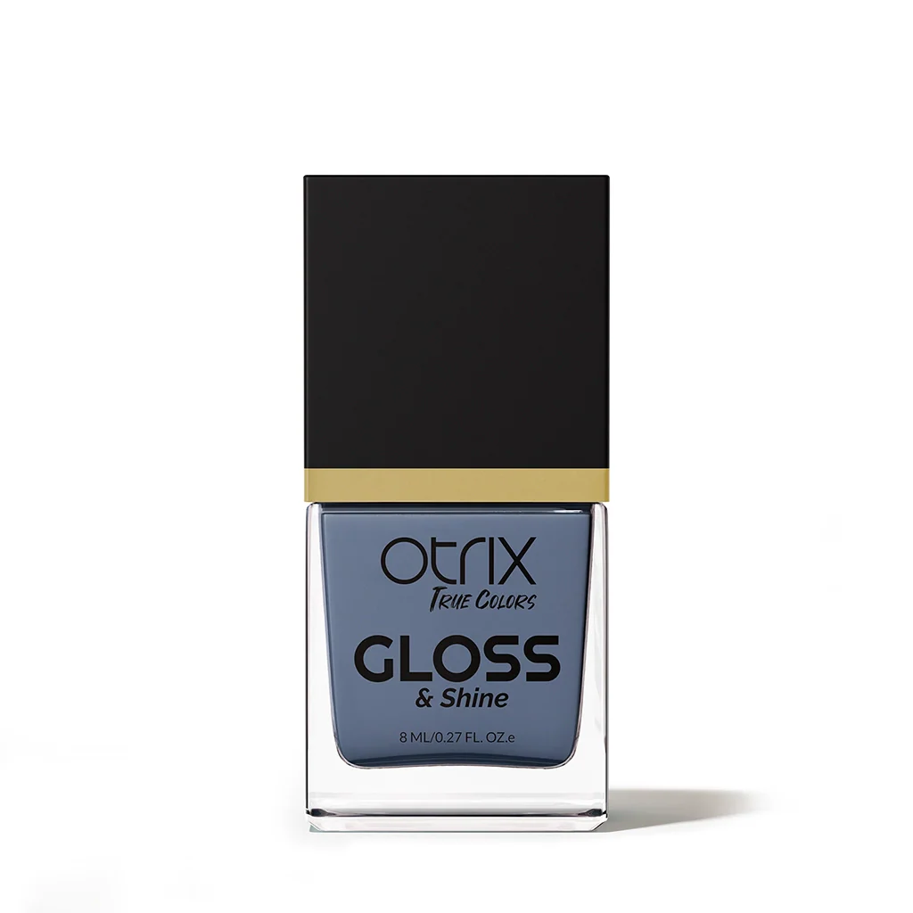 Ocean Blush Blue Nail Polish with Glossy Finish Listing PI - 01