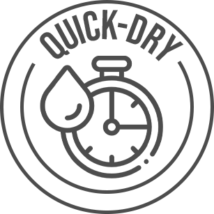 ⏱️ Quick Dry