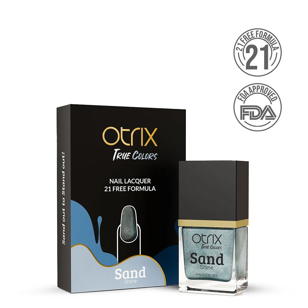 Sandy Skies Sand Texture Blue Nail Polish Listing PI - 06