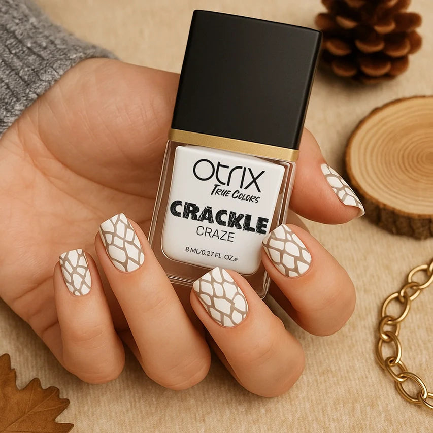 True Colors Snowfall Splinter Crackle Nail Polish