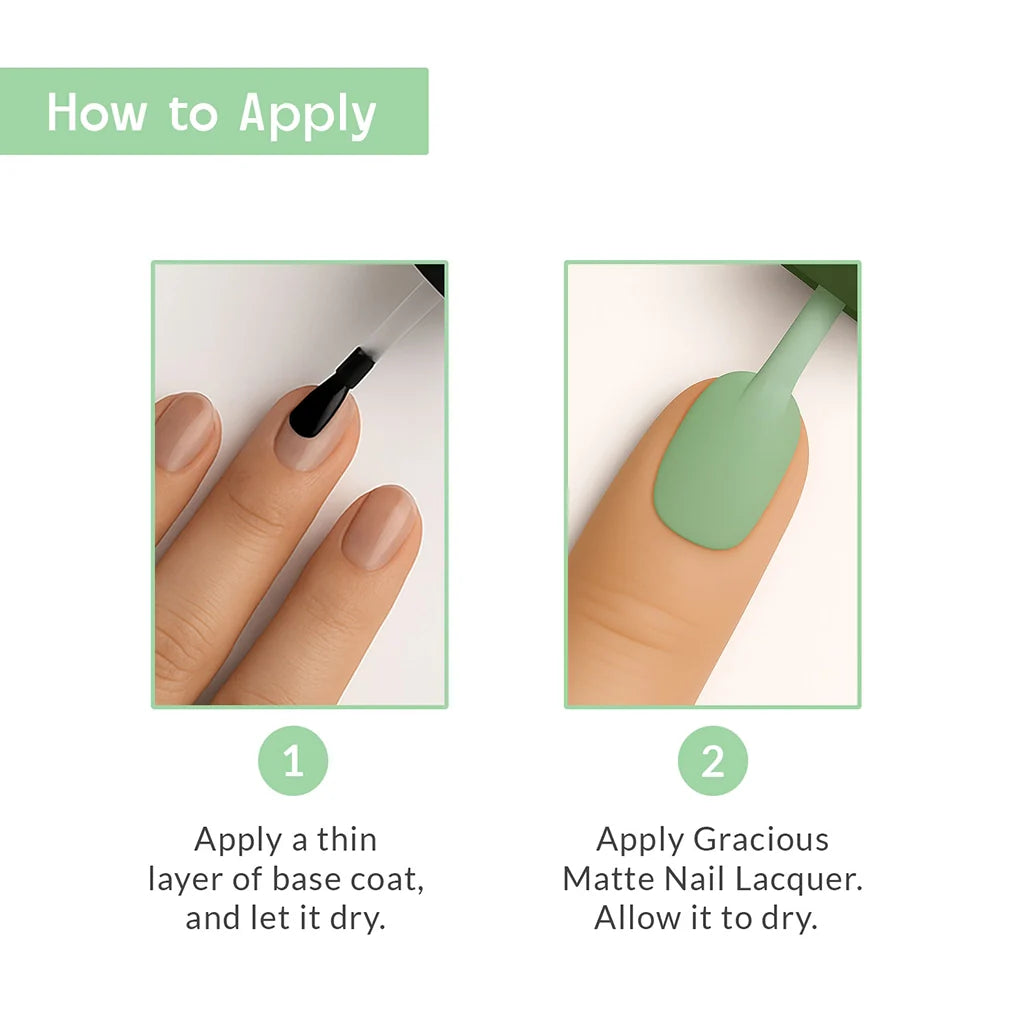 Soft Meadow Green Nail Polish with Smooth Matte Finish Listing PI - 07