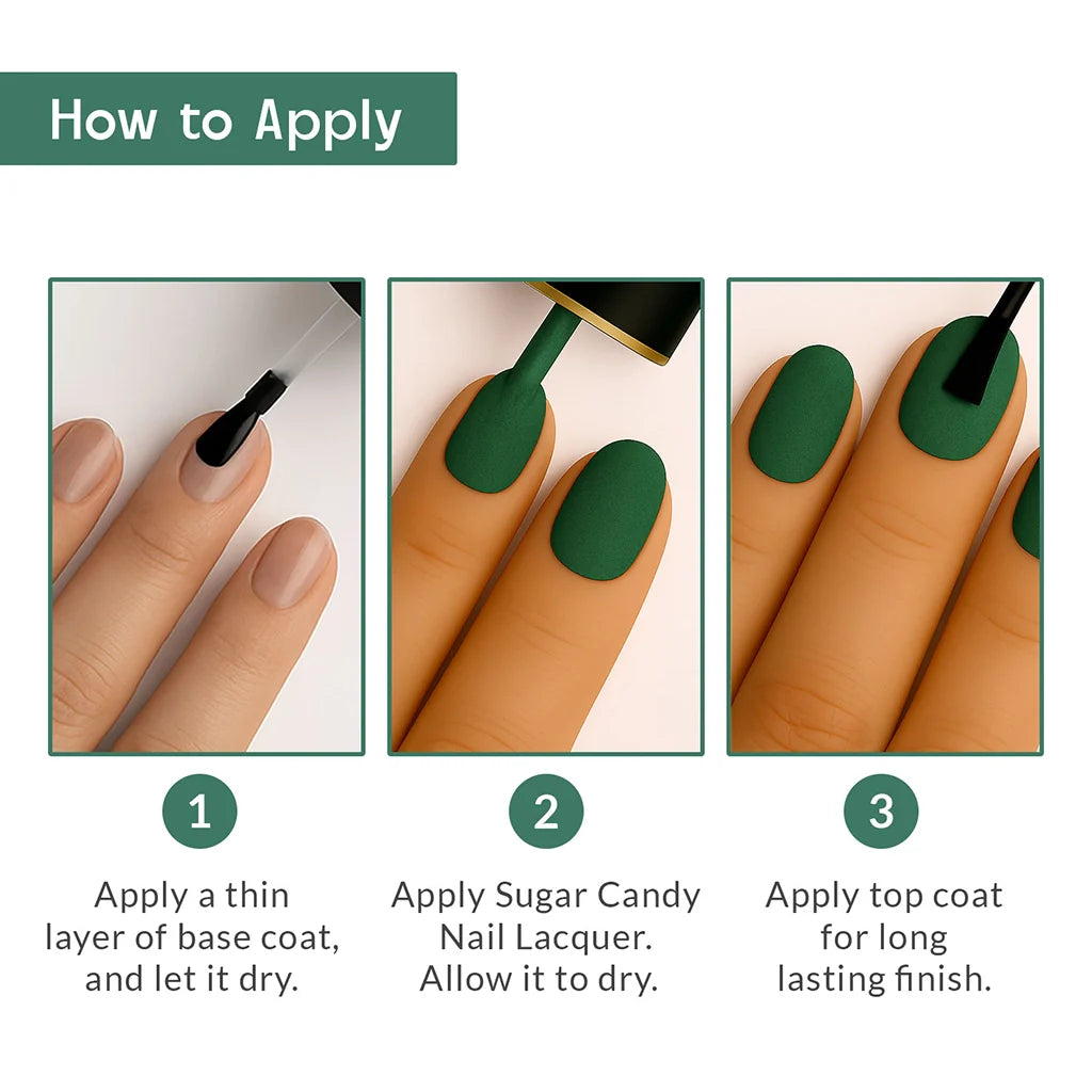 Sugary Tide Sugar Texture Green Nail Polish Listing PI - 07