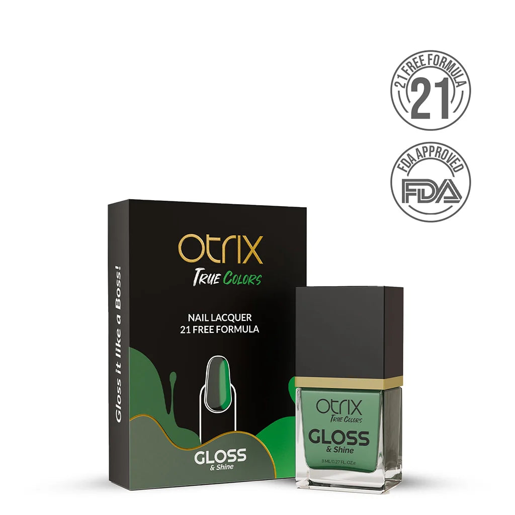 Teal Essence Green Nail Polish with Glossy Finish Listing PI - 06