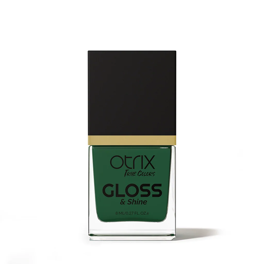 Teal Shine Green Nail Polish with Glossy Finish Listing PI - 01