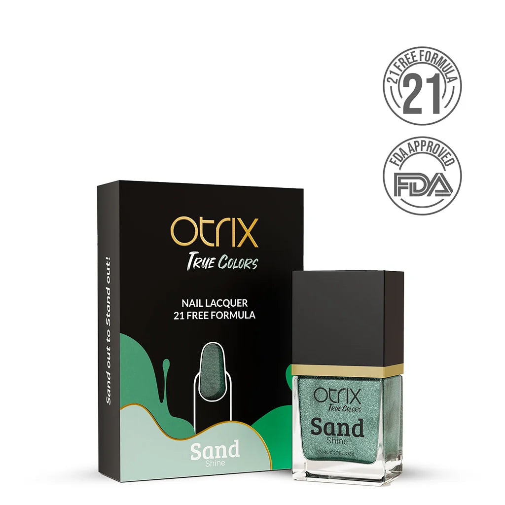 True Colors Teal Tide Sands Shine Nail Polish - 8ML
