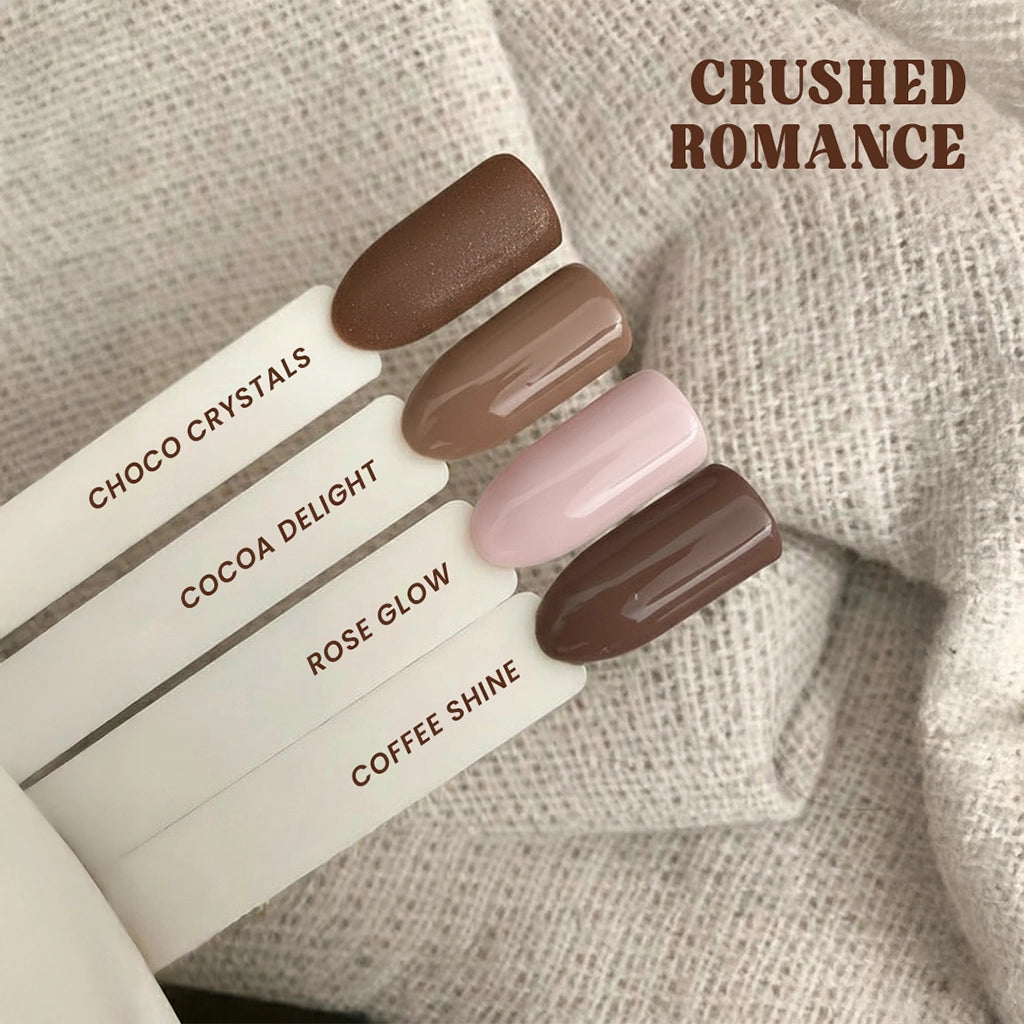 Paradise Touch Crushed Romance nail polish shade swatches