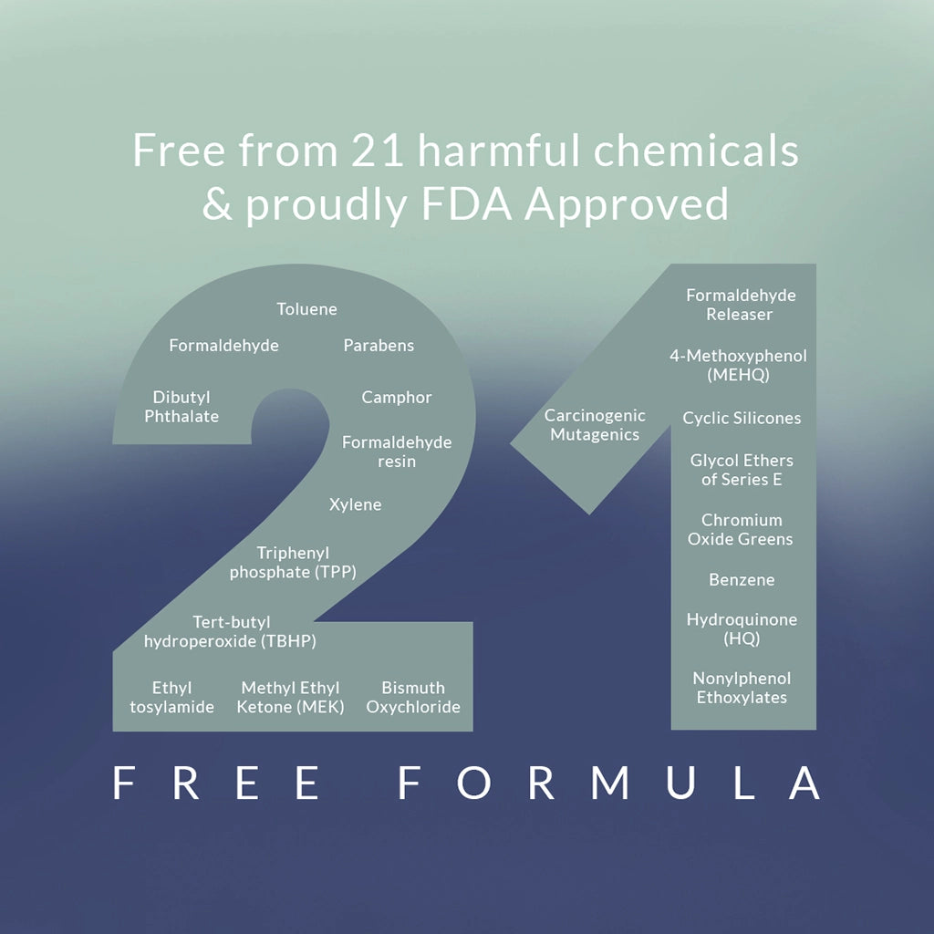 Paradise Touch Dune Glow nail polish 21-free and FDA-approved formula