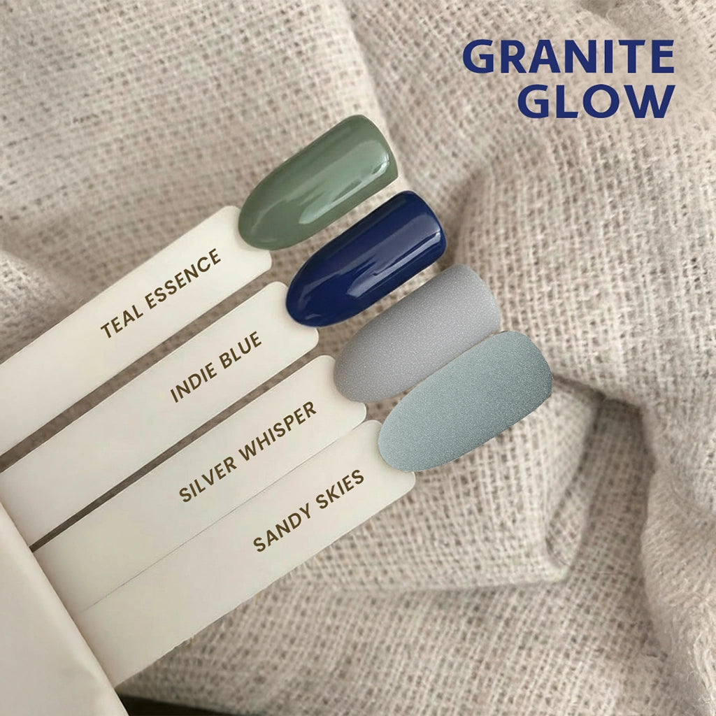 Paradise Touch Granite Glow nail polish shade swatches