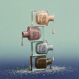 Paradise Touch Matte Terrain nail polish combo bottle stack