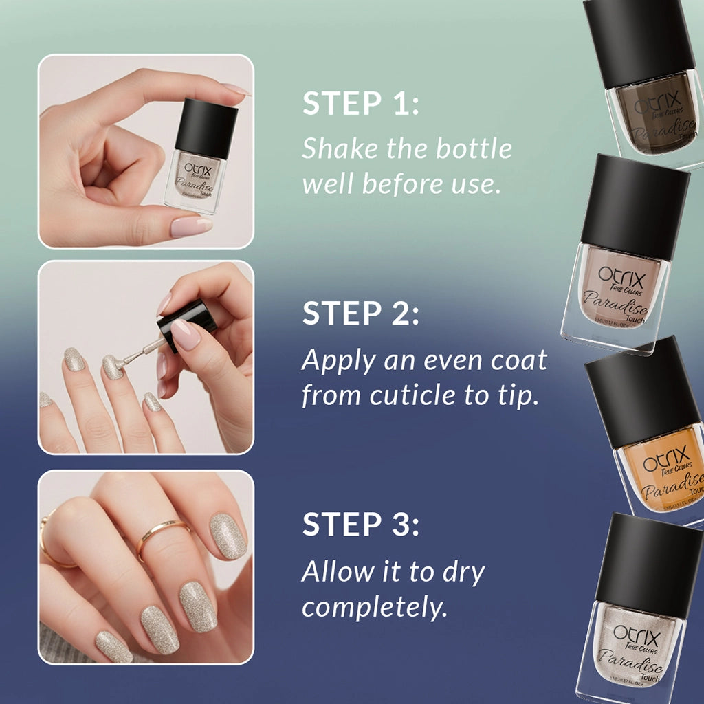 How to apply Paradise Touch Matte Terrain nail polish