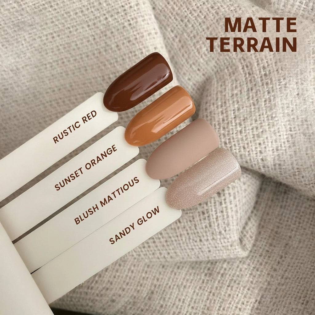 True Colors Paradise Touch - Matte Terrain Nail Polish Combo