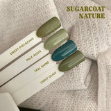 Paradise Touch Sugarcoat Nature nail polish shade swatches