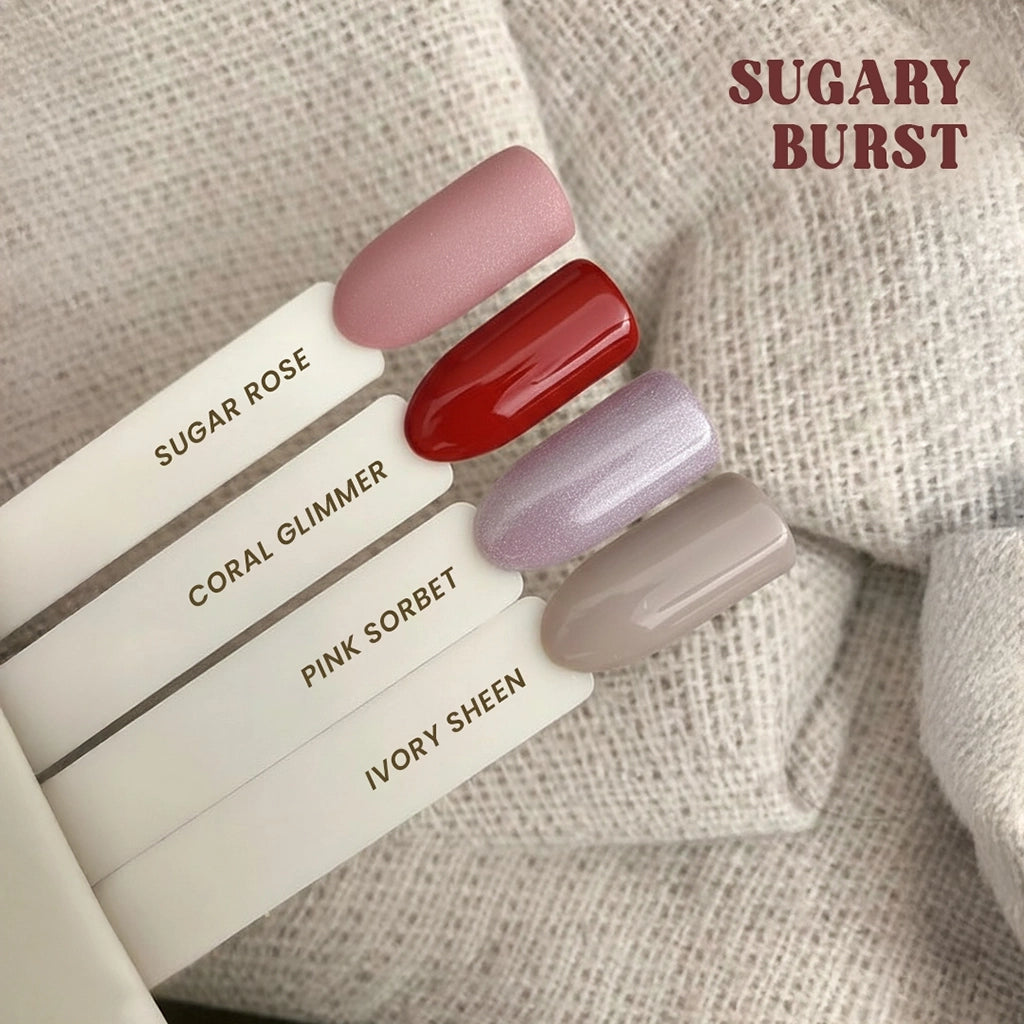 Paradise Touch Sugary Burst nail polish shade swatches