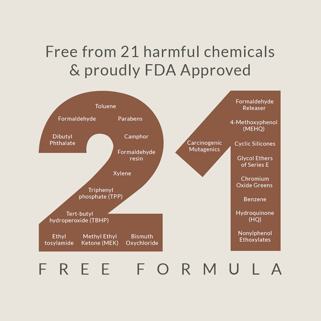 Shade of Shine Daydreamer nail polish 21-free and FDA-approved formula