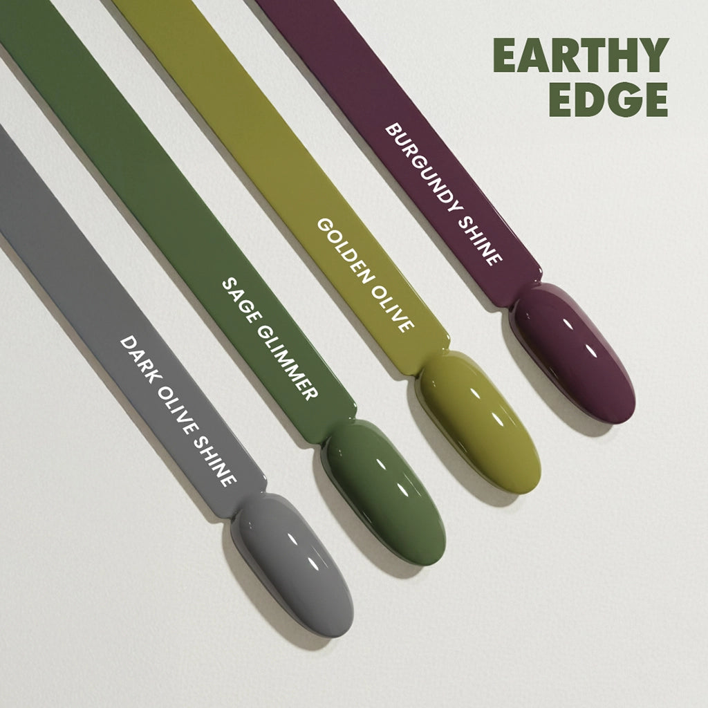Shade of Shine Earthy Edge nail polish shade swatches