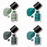 Shade of Shine Free Spirit nail polish combo flat lay