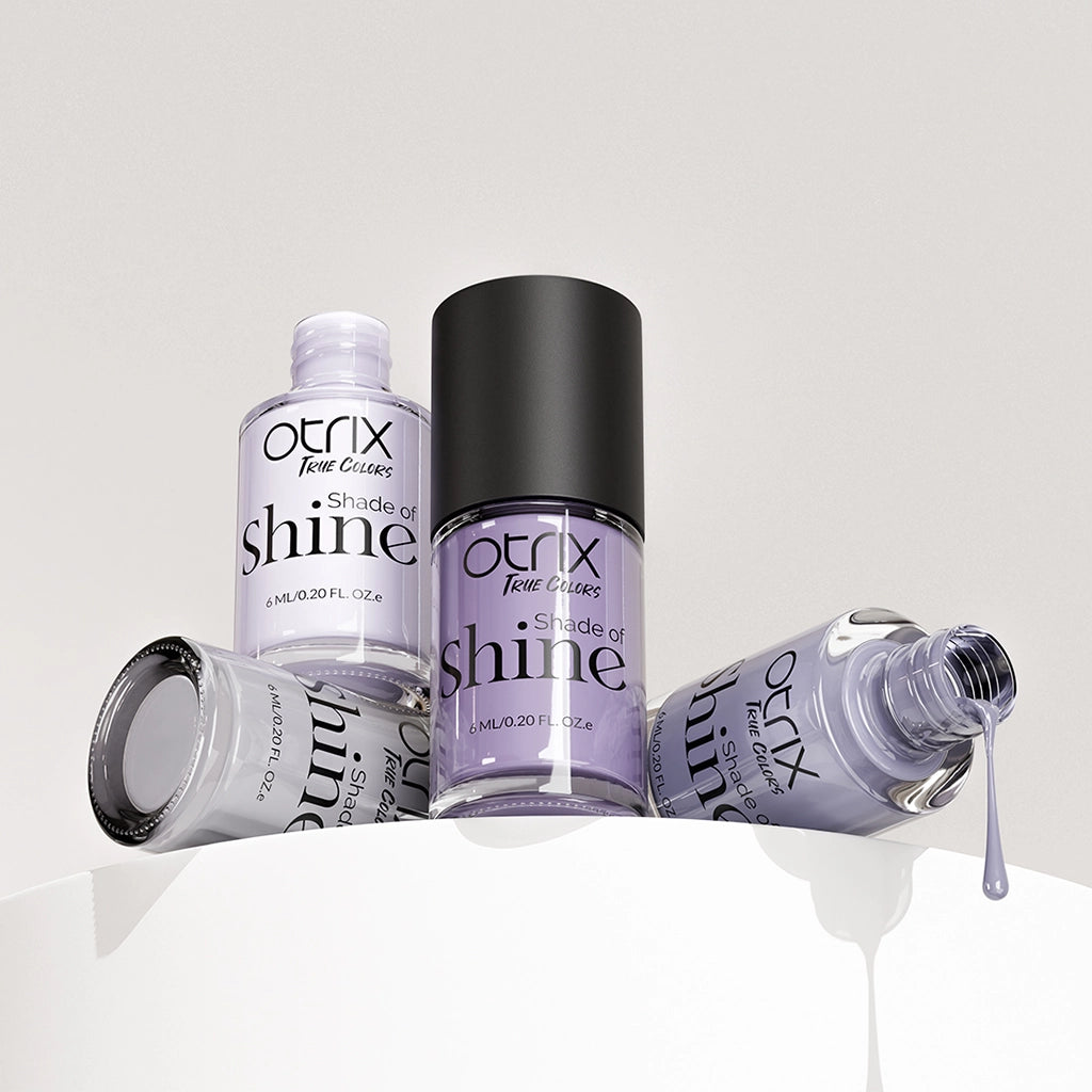 Shade of Shine Velvet Dream nail polish combo bottle stack