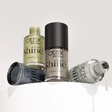 Shade of Shine Wanderer Escape nail polish combo bottle stack