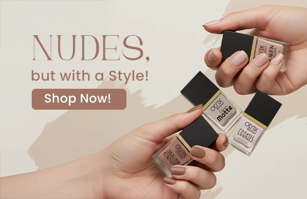 True Colors Nude Nail Polish Collection Banner 600x390px